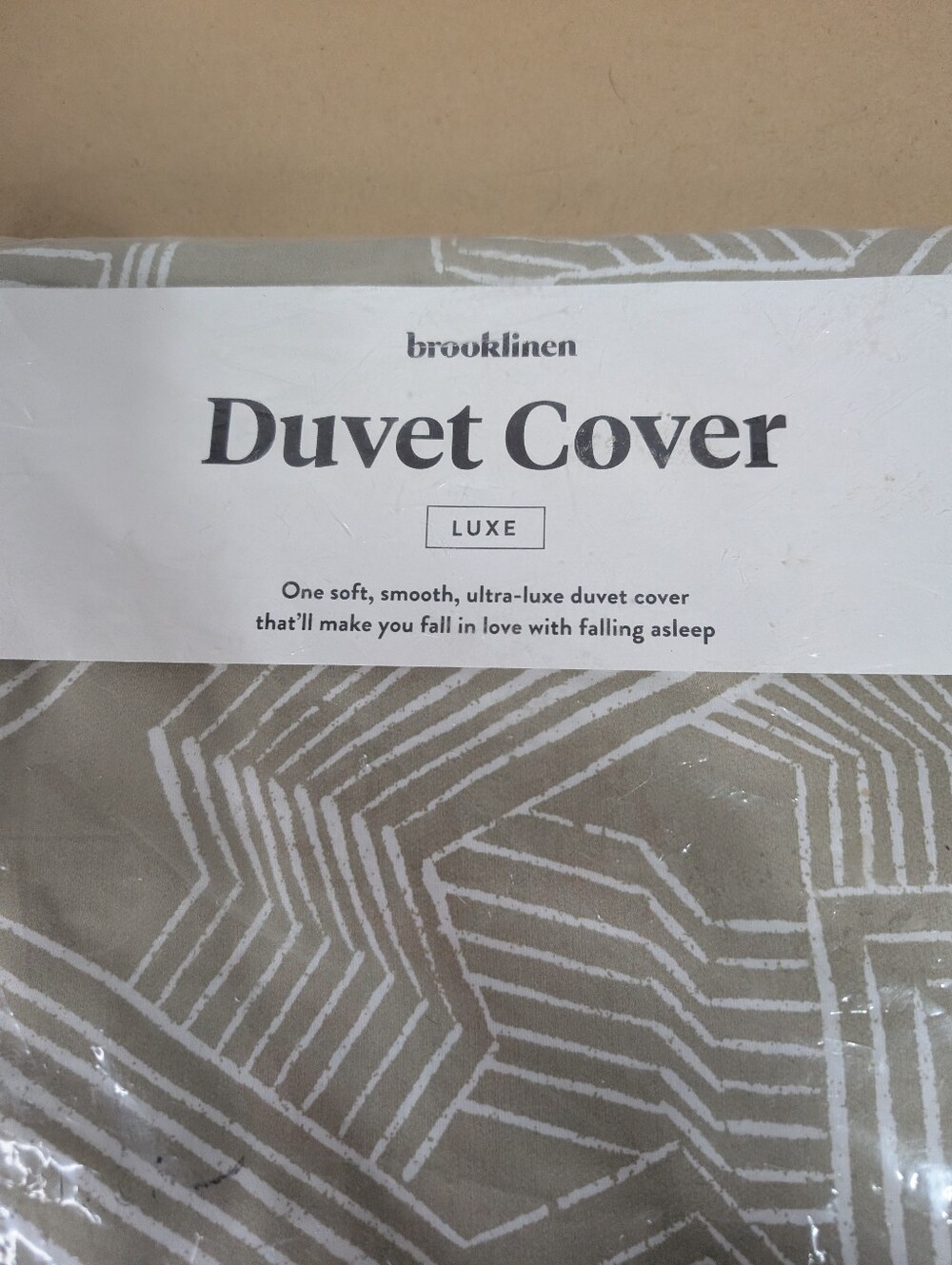 Brooklinen Luxe Duvet Cover Full/Queen New Pattern